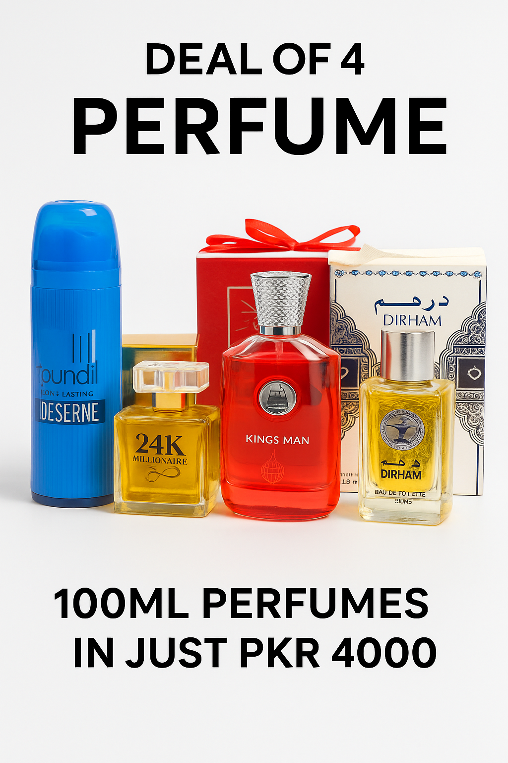 DHAMAKYDAR DEAL24K DIRHAM KINGS MENS BODY SPRAY